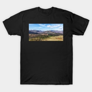 Langdale Pikes Panorama T-Shirt